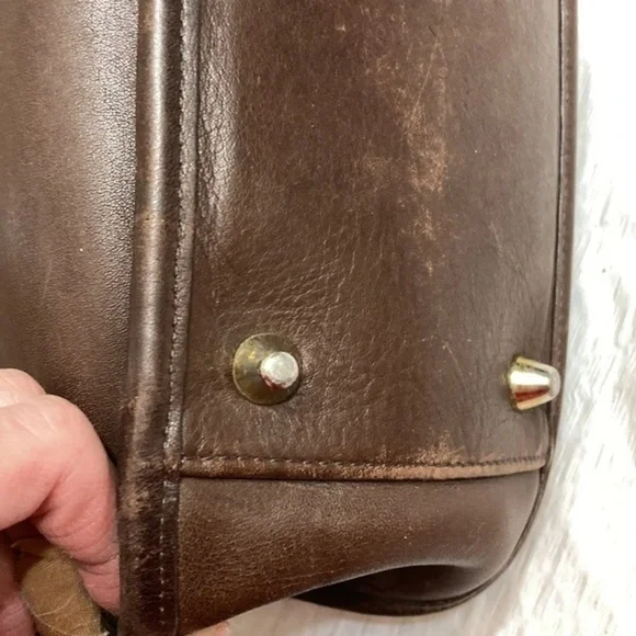 Coach vintage brown leather legacy bag 9966